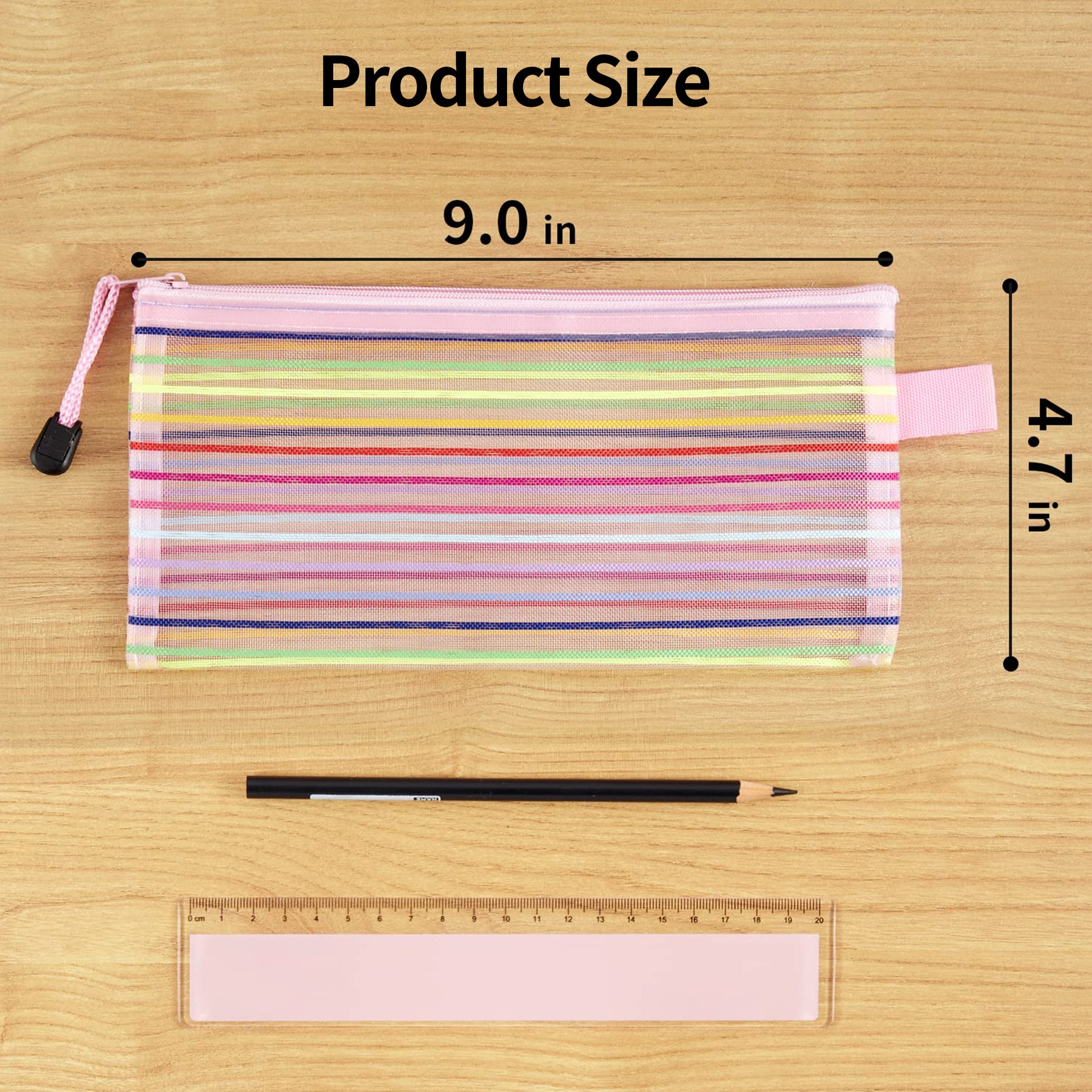 Dual Layer Mesh Zipper Pouch - GDHH092 - IdeaStage Promotional